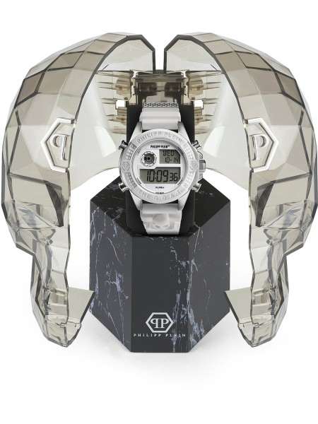 Philipp Plein The G.O.A.T. PWFAA0121 Γυναικείο ρολόι, silicone λουρί