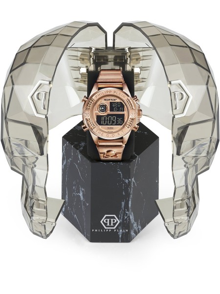 Philipp Plein The G.O.A.T. PWFAA0421 Damenuhr, stainless steel Armband