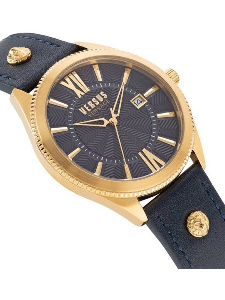 Versus by Versace Highland Park VSPZY0221 men's watch, cuir véritable strap