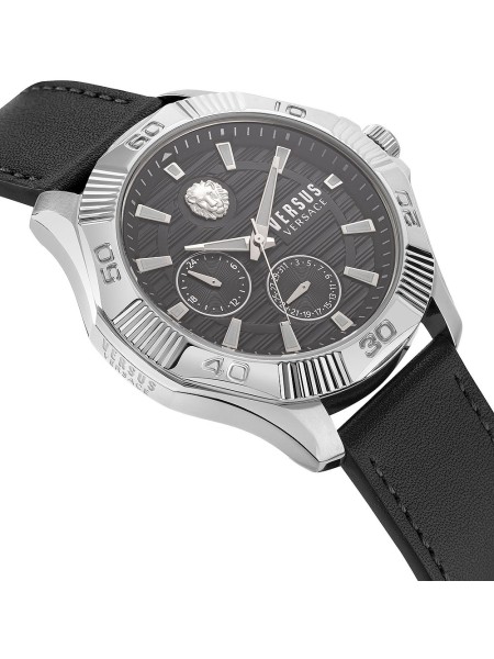 Versus by Versace Dtla VSPZT0121 men's watch, real leather strap