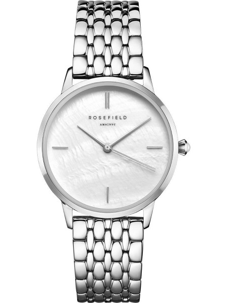 Rosefield The Pearl Edit RMSSS-R02 γυναικείο ρολόι, με λουράκι stainless steel