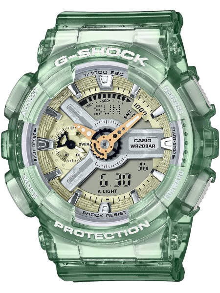 Casio G-Shock GMA-S110GS-3AER Relógio para mulher, pulseira de resina
