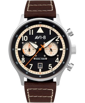 AVI-8 Carey Dual Time AV-4088-01 relógio masculino
