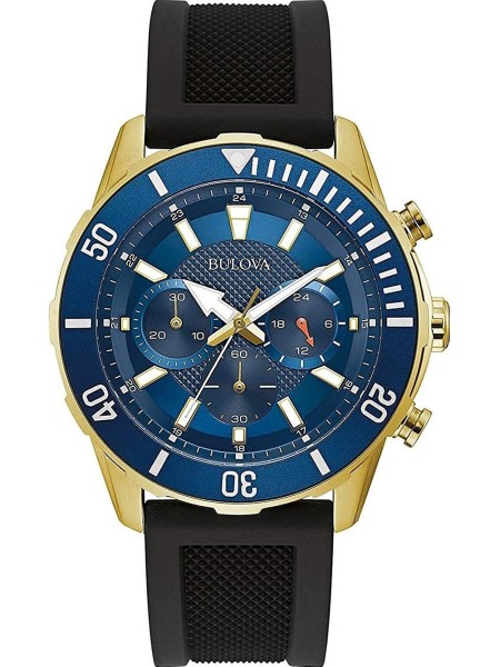 Bulova Sport Chronograph 98A244 men's watch, silicone strap