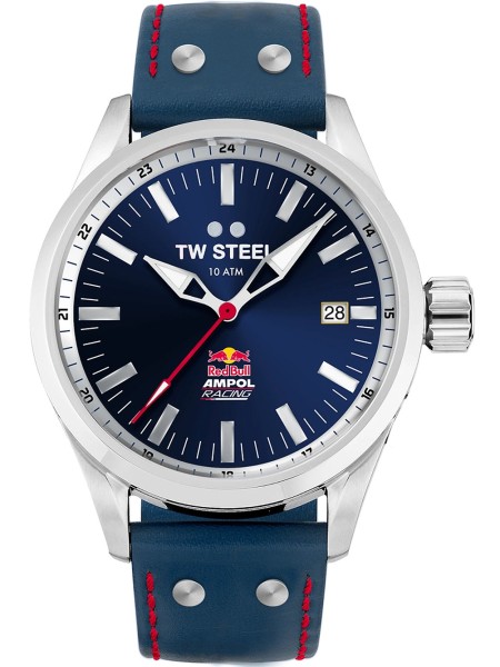 TW-Steel Red Bull Ampol Racing VS96 Reloj para hombre, correa de cuero real