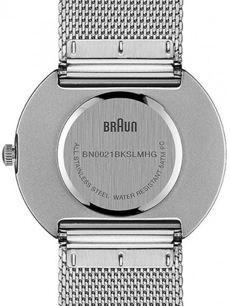 Braun Classic BN0021BKSLMHG montre de dame, acier inoxydable sangle
