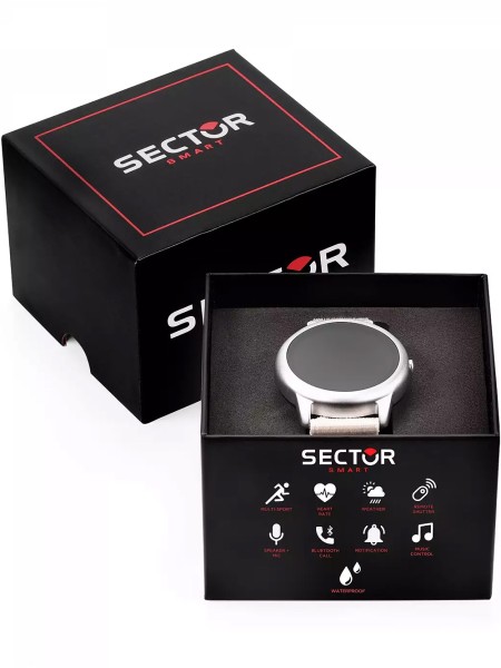 Sector Smartwatch S-01 R3251545502 γυναικείο ρολόι, με λουράκι textile