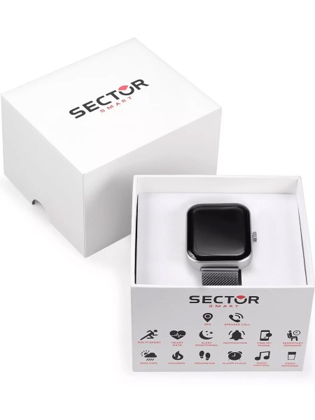 Sector Smartwatch S-03 R3253282001 damklocka, rostfritt stål armband