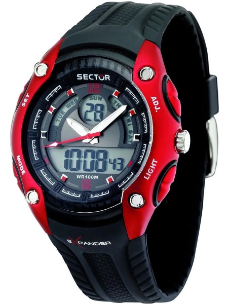 Sector Street Fashion R3251574002 Herrenuhr, silicone Armband
