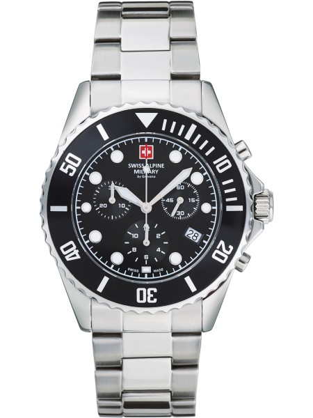 Swiss Alpine Military Serie 7053 Chrono SAM7053.9137 men's watch, stainless steel strap
