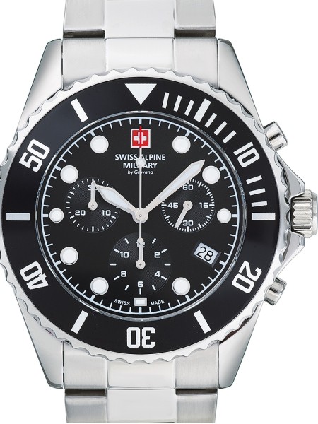 Swiss Alpine Military Serie 7053 Chrono SAM7053.9137 men's watch, stainless steel strap
