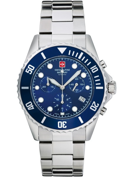 Swiss Alpine Military Serie 7053 Chrono SAM7053.9135 men's watch, stainless steel strap