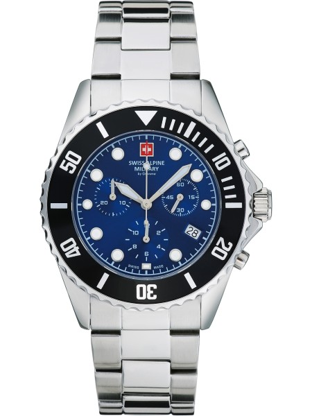 Swiss Alpine Military Serie 7053 Chrono SAM7053.9138 men's watch, acier inoxydable strap