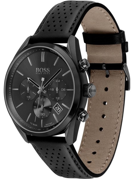mužské hodinky Hugo Boss 1513880, řemínkem real leather