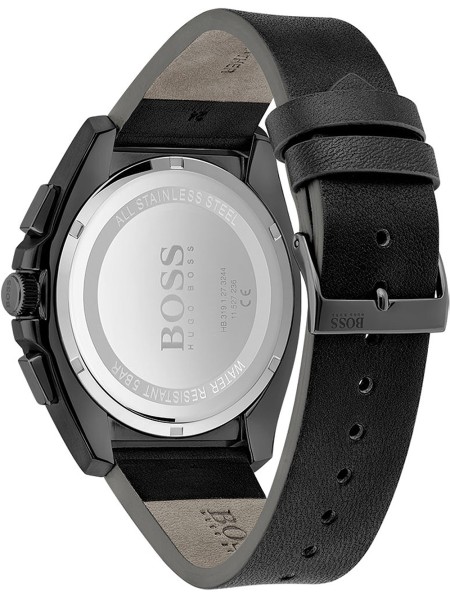 Hugo Boss 1513880 herrklocka, äkta läder armband