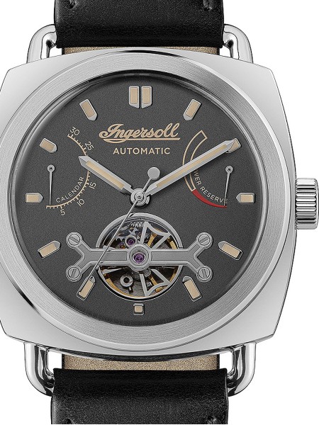 Ingersoll The Nashville Automatic I13002 Reloj para hombre, correa de cuero real