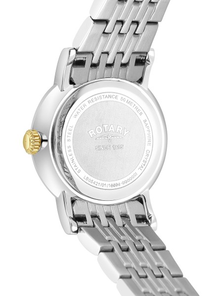 Orologio da donna Rotary Windsor LB05421/01, cinturino stainless steel