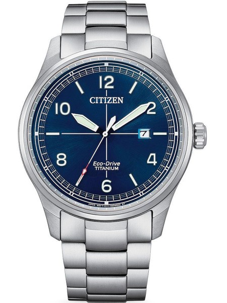 Citizen Super-Titanium Eco-Drive BM7570-80L men's watch, titanium strap