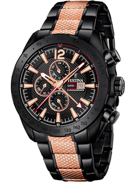 Festina Prestige Chronograph F20493/2 men's watch, acier inoxydable strap
