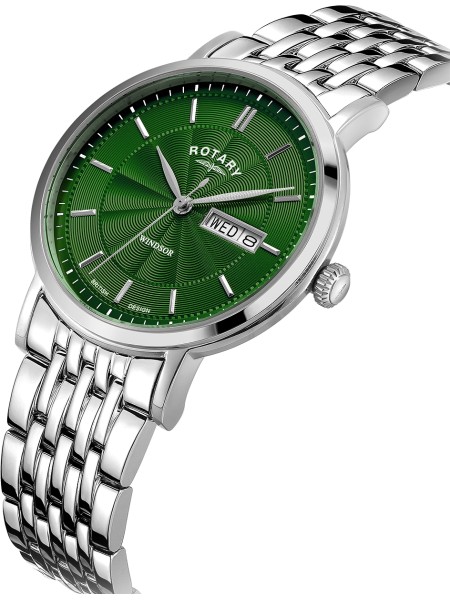 Rotary Windsor GB05420/24 men's watch, acier inoxydable strap