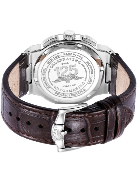 Rotary Regent Chronograph GS05450/05 montre pour homme, cuir véritable sangle
