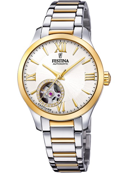 Festina Automatic F20489/1 ladies' watch, stainless steel strap
