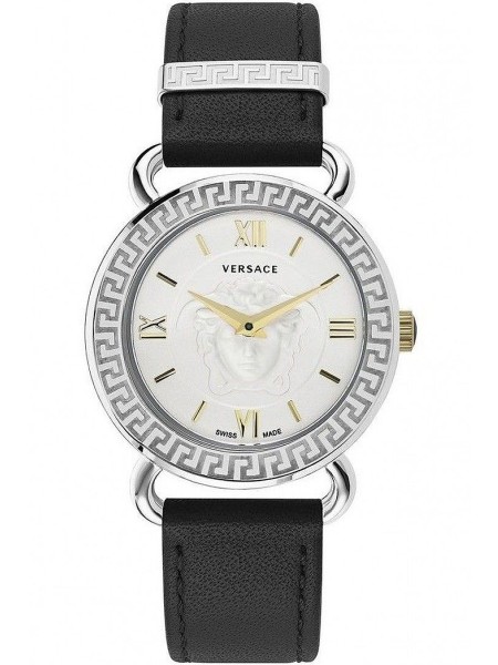 Versace Medusa VEPU00220 moterų laikrodis, real leather dirželis