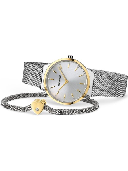 Bering Classic 12131-014-GWP Relógio para mulher, pulseira de acero inoxidable