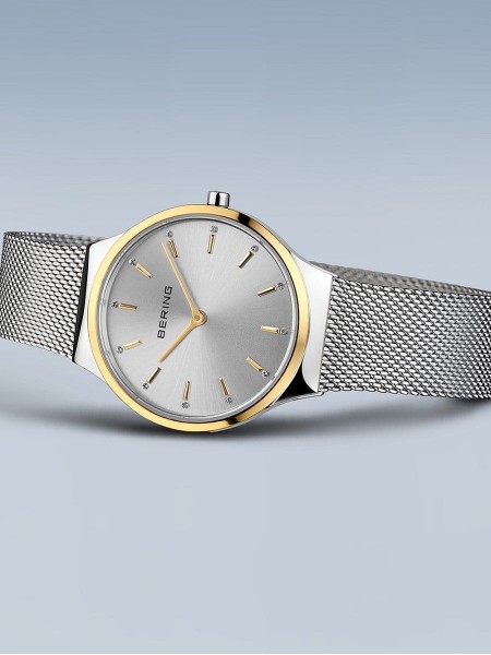Bering Classic 12131-014-GWP γυναικείο ρολόι, με λουράκι stainless steel