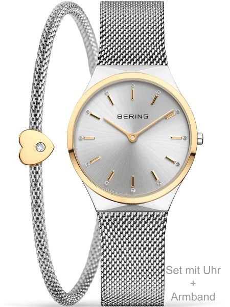 Bering Classic 12131-014-GWP Reloj para mujer, correa de acero inoxidable