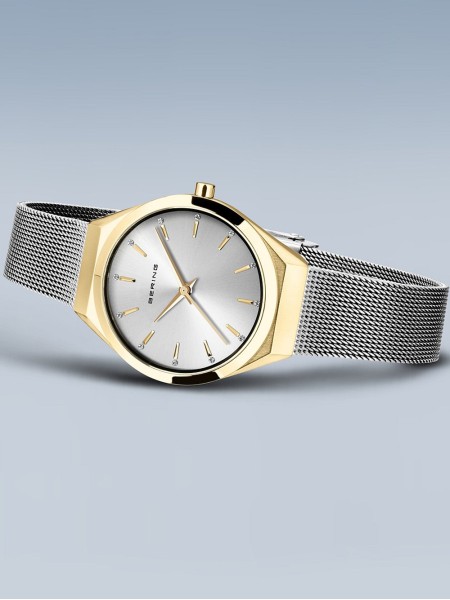 Bering Ultra Slim 18729-010 γυναικείο ρολόι, με λουράκι stainless steel