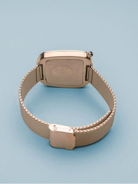 Orologio da donna Bering Pebble 18040-364, cinturino stainless steel