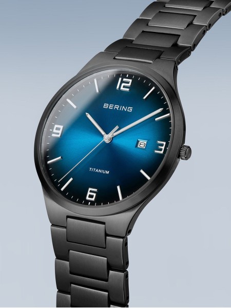 Bering Titanium 15240-727 men's watch, titanium strap