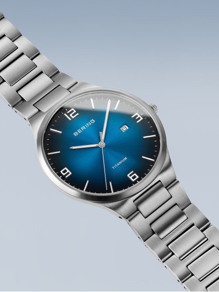 Bering Titanium 15240-777 men's watch, titanium strap