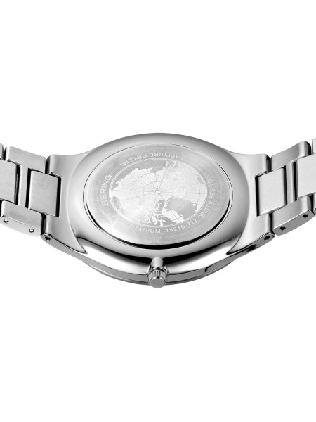 Bering Titanium 15240-777 Reloj para hombre, correa de titanio