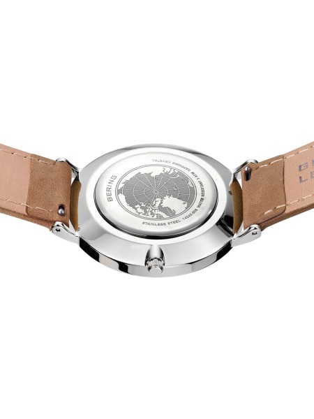 Bering Classic 14240-608 Reloj para hombre, correa de cuero real