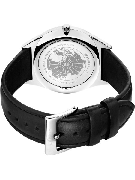 Bering Ultra Slim 17140-404 ladies' watch, real leather strap
