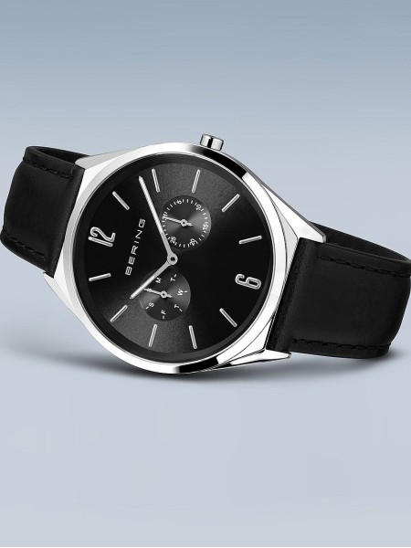 Bering Ultra Slim 17140-402 ladies' watch, real leather strap