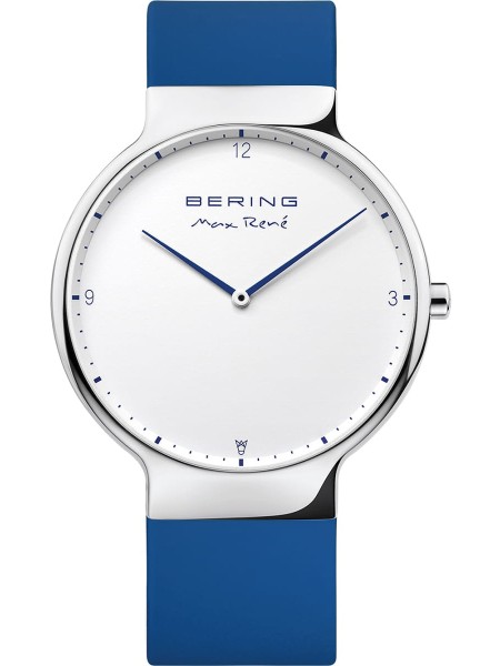 Bering Max René 15540-704 Reloj para hombre, correa de silicona