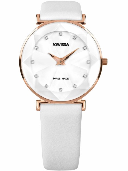 Jowissa Facet J5.545.L ladies' watch, real leather strap