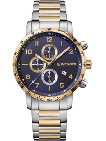 Wenger Attitude Chrono 01.1543.112 men's watch, stainless steel strap