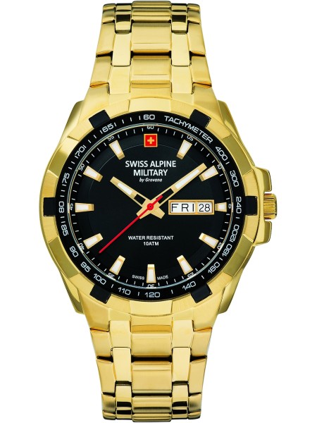 Swiss Alpine Military Serie 7043 Day-Date SAM7043.1117 men's watch, stainless steel strap