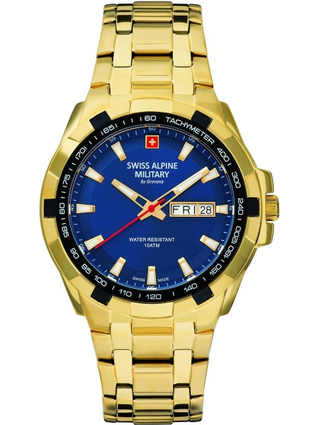Swiss Alpine Military Serie 7043 Day-Date SAM7043.1115 men's watch, stainless steel strap