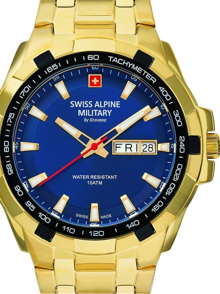 Swiss Alpine Military Serie 7043 Day-Date SAM7043.1115 men's watch, stainless steel strap