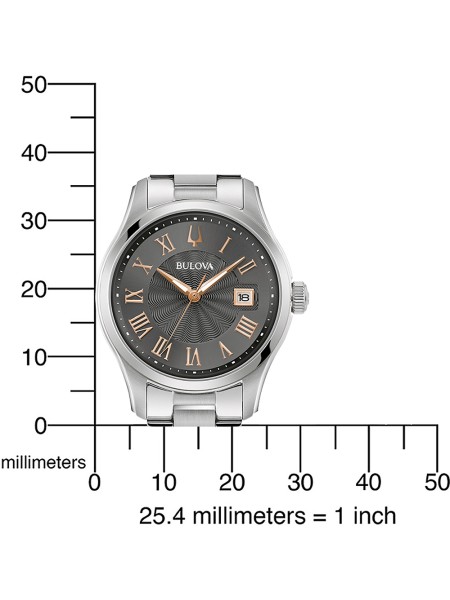 Bulova Surveyor 96M164 montre pour homme, acier inoxydable sangle