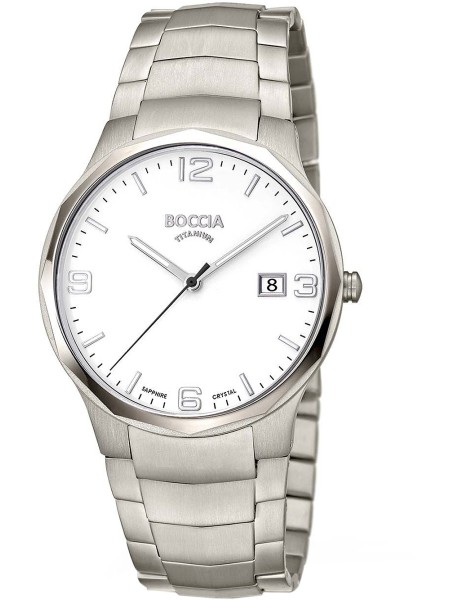 Boccia Titanium 3656-01 men's watch, titanium strap