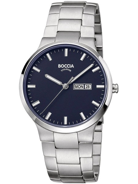 Boccia Titanium 3649-02 men's watch, titane strap