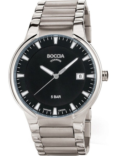 Boccia Titanium 3629-01 men's watch, titanium strap