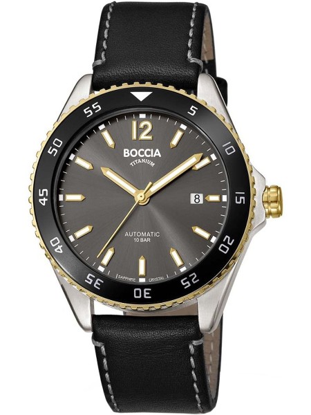 Boccia Automatic Titanium 3653 03 herrklocka kta l der armband