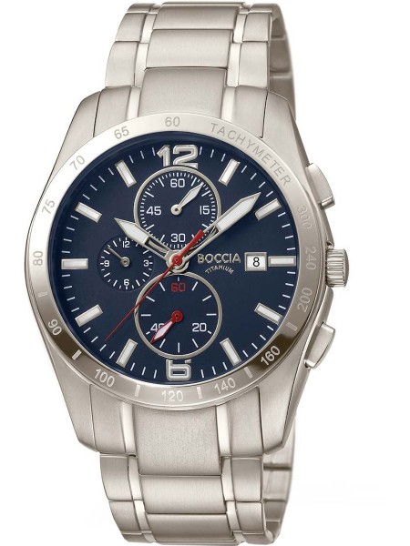 Boccia Chronograph Titanium 3767-03 men's watch, titanium strap